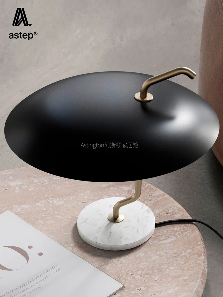 537 Table Lamp Living Room Bedroom Study High Quality Marble Table Lamp