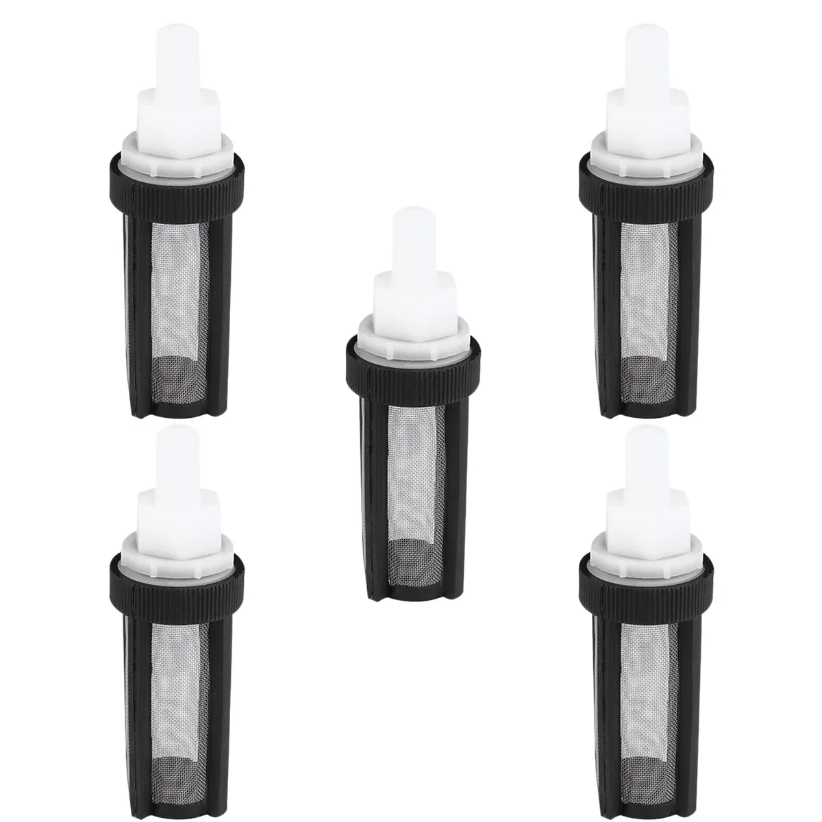 5Pcs Water Inlet Filter Stainless Steel Strainer for 7Mm 8Mm Tubing Submersible Pump Protection Against Debris