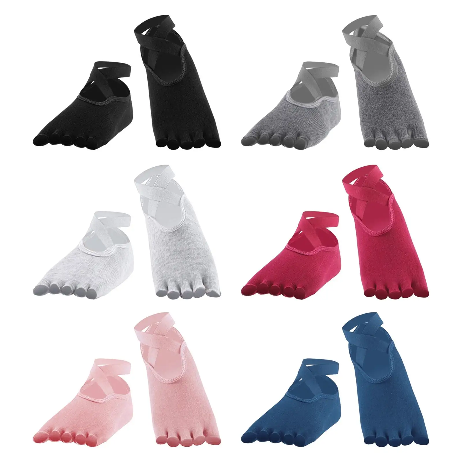 

Women Toeless Yoga Socks Anti Slip Low Cut for Fitness Equipment Workout