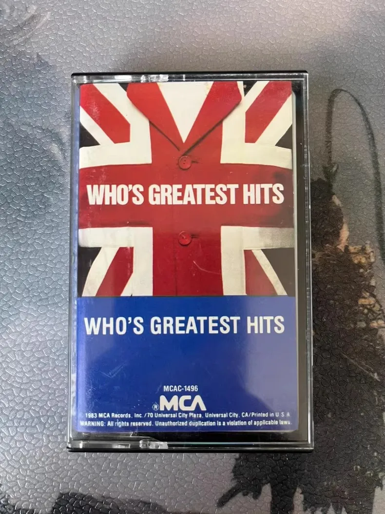 

Музыкальная лента Rock The Who John Entwistle Who's Greatest Hits, альбом, сменные кассеты, косплей, рекордер Walkman, коробка Soundtracks