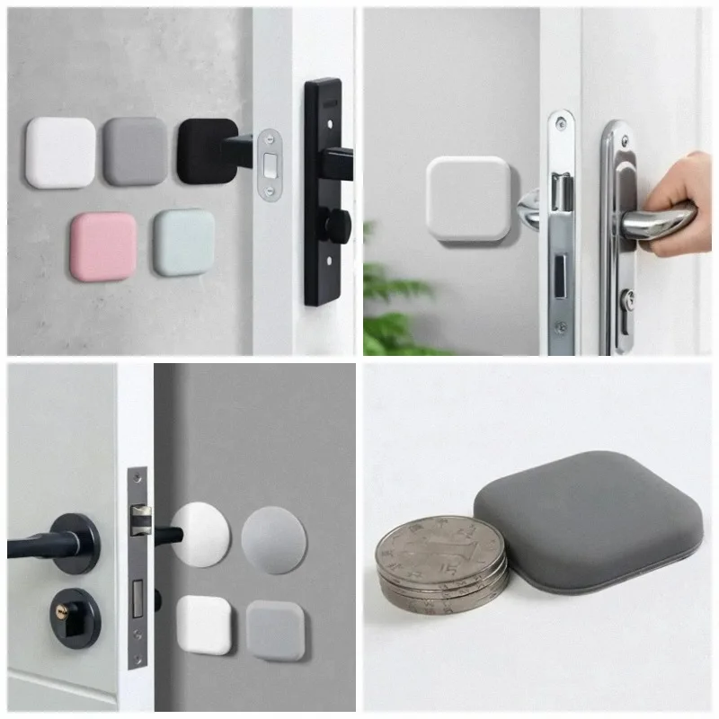Minimalist Silicone Door Crash Pad Wall Protector Anti-Collision Mute Buffer Door Stopper with Bumper for Floor