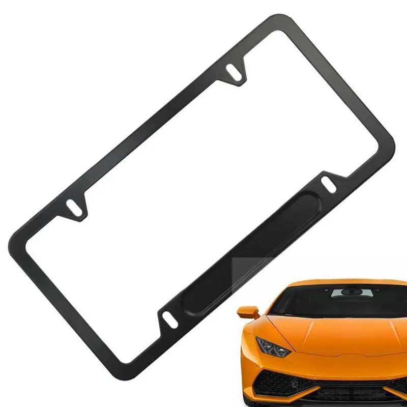 Car License Plate Stand Car Tags Cover Frame Car Accessories Tags Rust-Proof Bracket Frame Tags Front And Rear License Plate