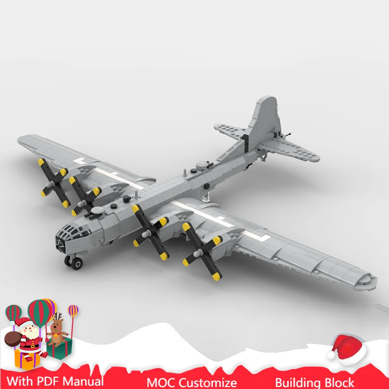 

1095 Parts Retro Aircraft Model MOC Building Blocks Bricks DIY Creative Assembly Toys For Boys & Adults Birthday Christmas Gifts