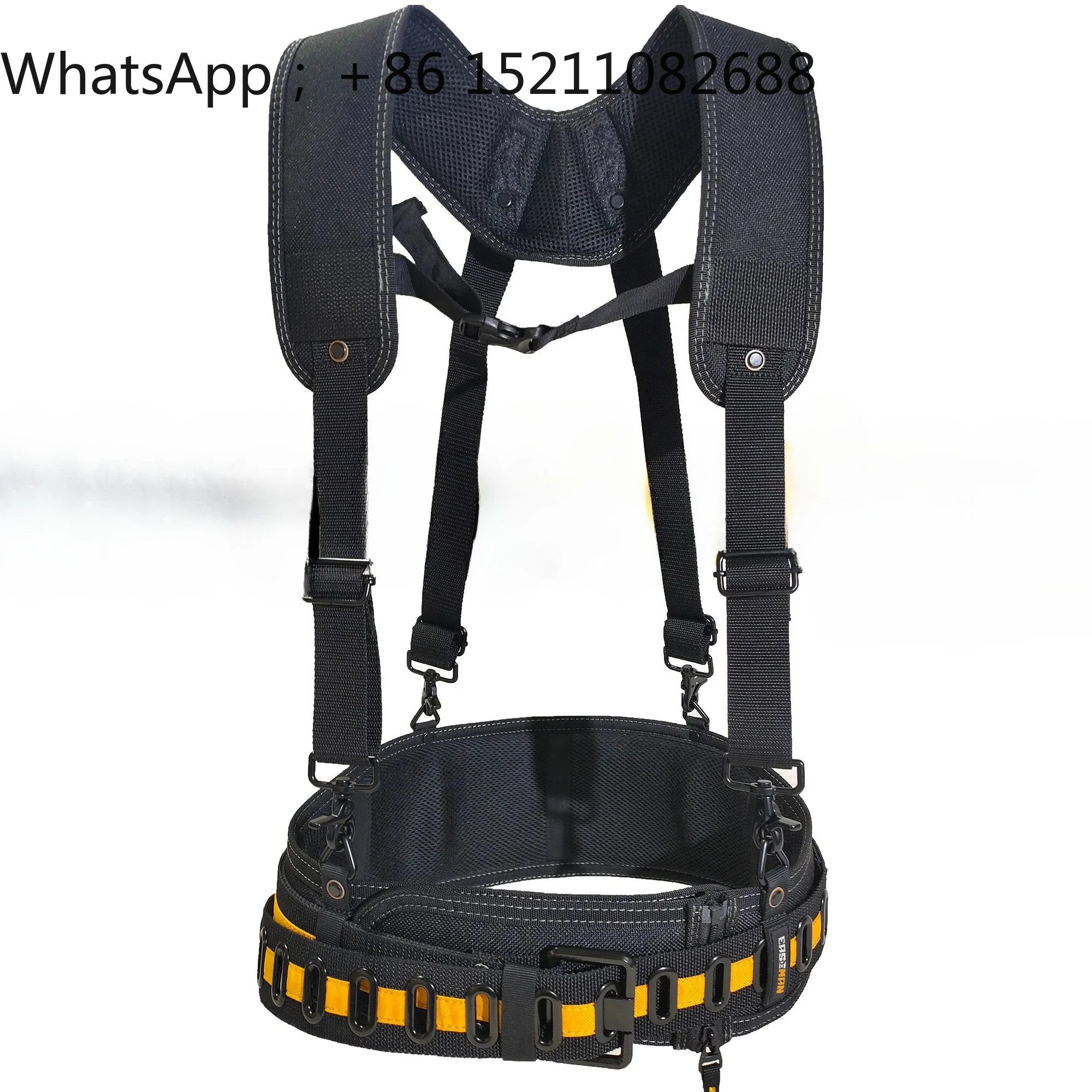 LLY Heavy Duty Toolkit Electrician Fanny Pack Multifunctional Thickened Combination Tool Belt Shoulder Strap