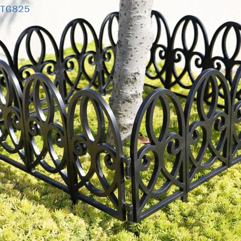 【AN】【AN】Decorative Garden Fence Outdoor Rustproof Landscape Wire Border Folding Patio Fences Flower Bed Fencing Barrier