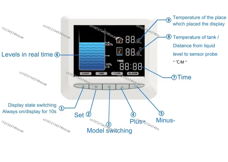 Intelligent TLC-2103 Ultrasonic Water Level Control with Pump Automatic Controller System