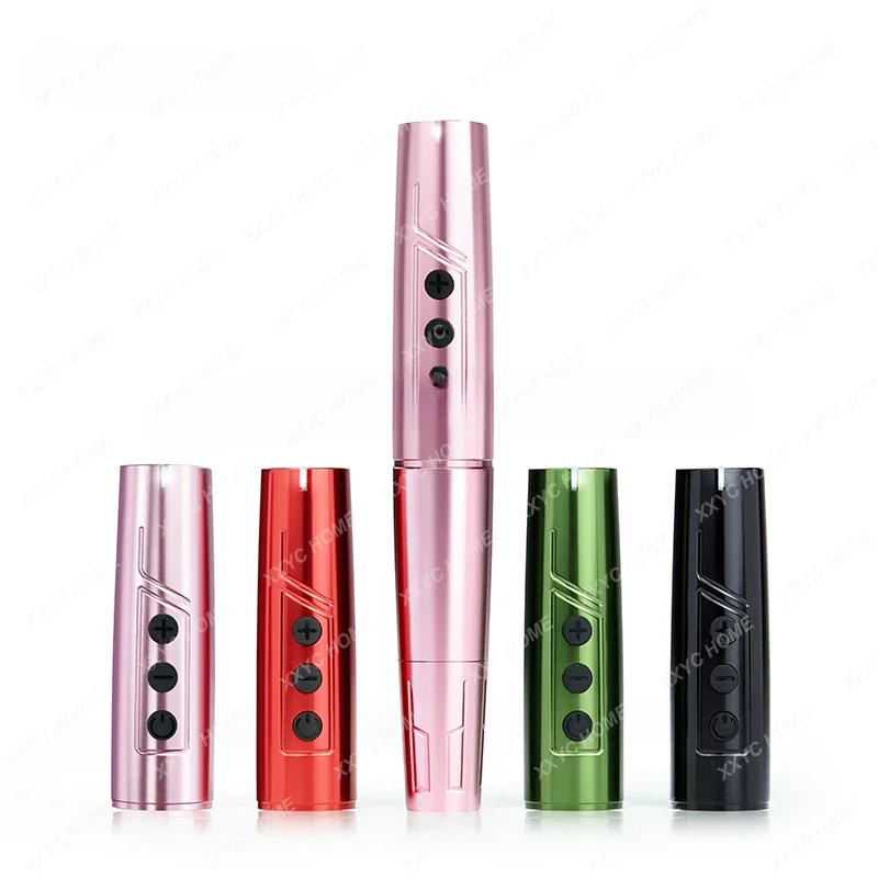 TP006 Wireless Tattoo Pen Machine Pink Powerful Dermografo Professional Cordless Battery Tattoo Machine