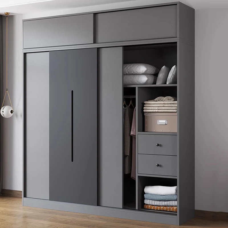 

Shelves Storage Wardrobe Bedroom Organizer Cupboard Partitions Closet Living Room Wooden Display Guarda Roupa Hotel Furniture