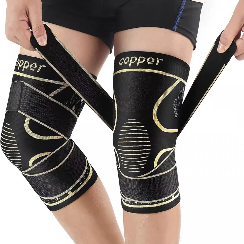 Sports Knee Pads Hiking Basketball Compression Straps Breathable Meniscus Joint Support Running Knee Pads Joint Pain Relief