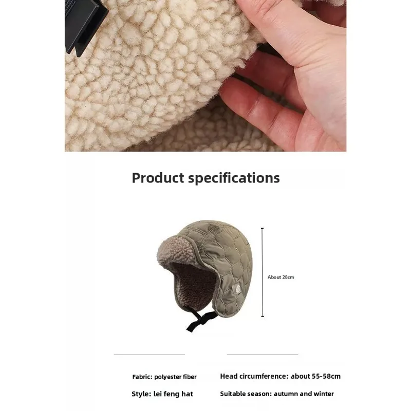 الشتاء خوذة بطانة قبعة حماية الأذن صوف الضأن الحراري بالاكلافا دراجة كهربائية ركوب الرياضة في الهواء الطلق يندبروف قناع للتزلج النساء #2