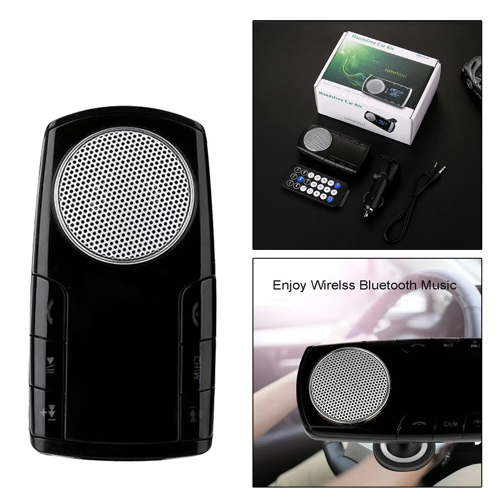 FM Transmitter Car MP3 Player w/ 1.4'' Screen Support U Disk/SD Card AUX