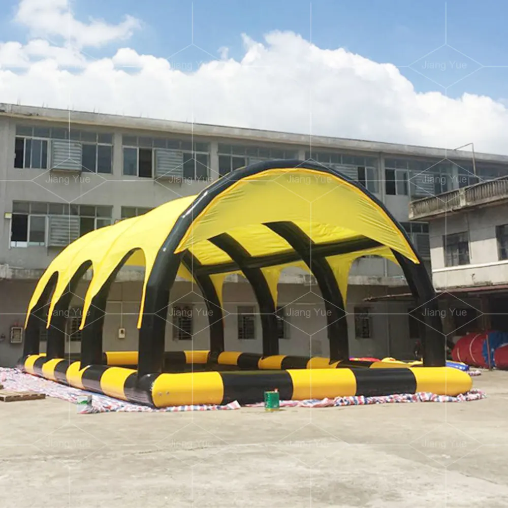 

Guangzhou Manufacturer Large Inflatable Pool Double Layer Inflatable Water Pool Large Inflatable Swimming Pool With Tent