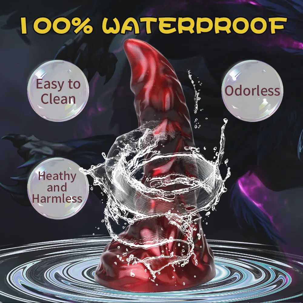 Unisex Liquid Silicone Penis Backyard Anal Plug Small Adult Sex Toy Masturbator for Personal Pleasure