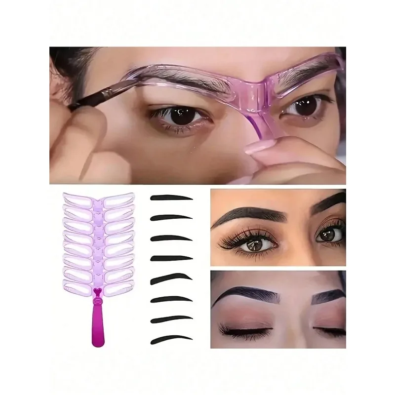 8Pcs Reusable Eyebr…