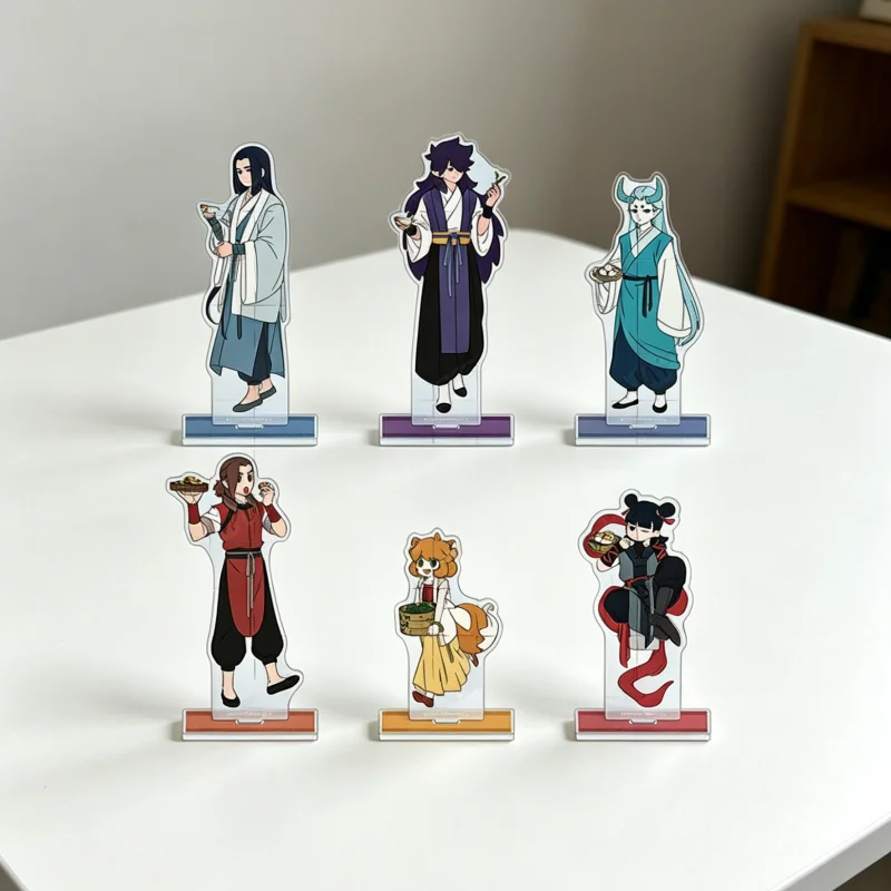 15CM Anime The Legend of Hei Acrylic Stand Model Keychain Cosplay Characters Desk Decor Accessories Goods Collection