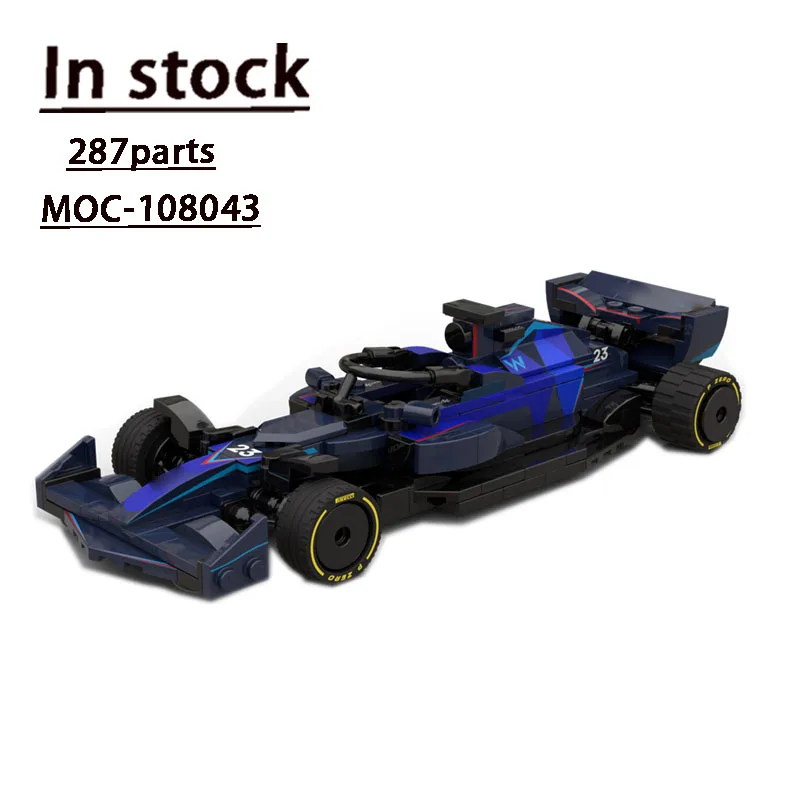 MOC-107281 MOC-108043 MOC-107548 Multiple Mini F1 Car Building Blocks Track Racing Boy Kids Birthday Toy Gift