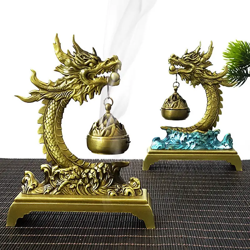 Creative Dragon Waterfall Backflow Incense Burner Pterosaur Home Decor Incense Stick Holder Ceramic Censer Handicrafts Decor