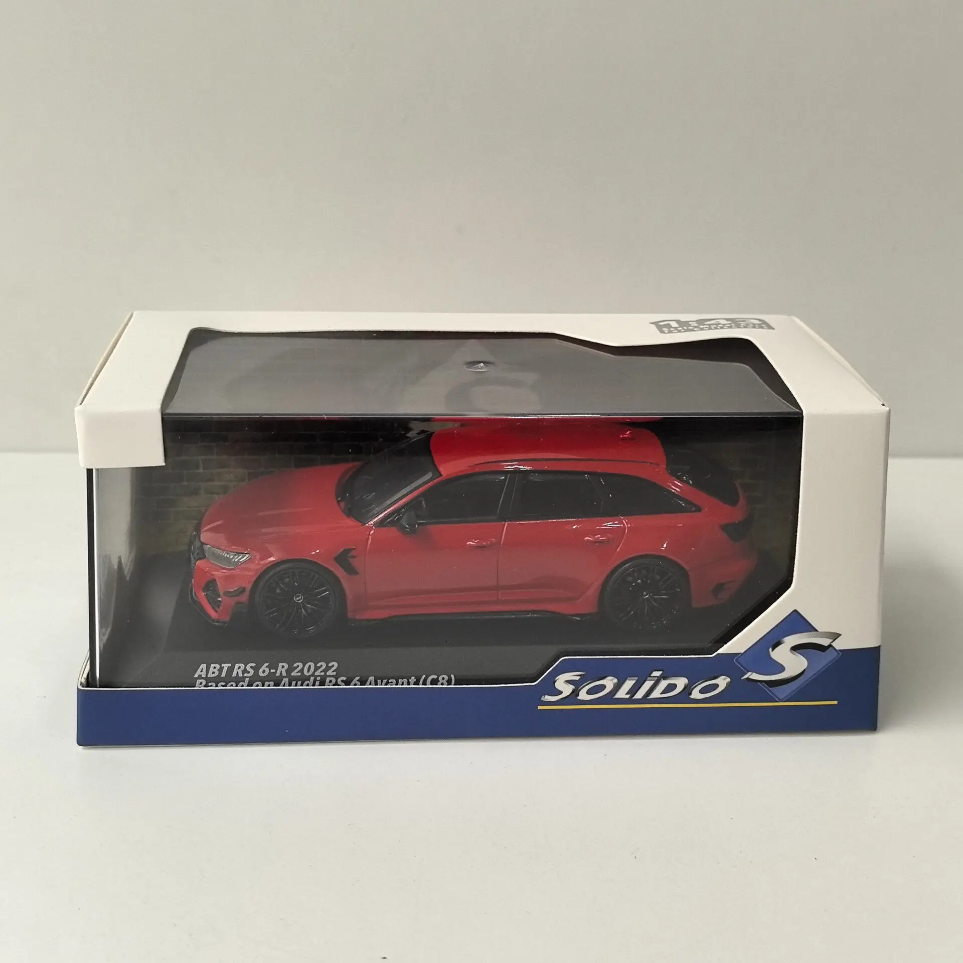 

Diecast SOLIDO 1/43 Scale ABT AUDI RS6 2022 U3 Alloy Car Model
