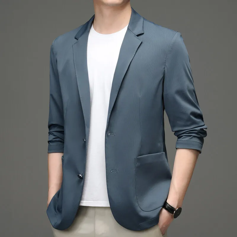 

New style of business, casual, middle-aged, fashionable, versatile, light luxury and high-end spring and autumn thin suit jacket