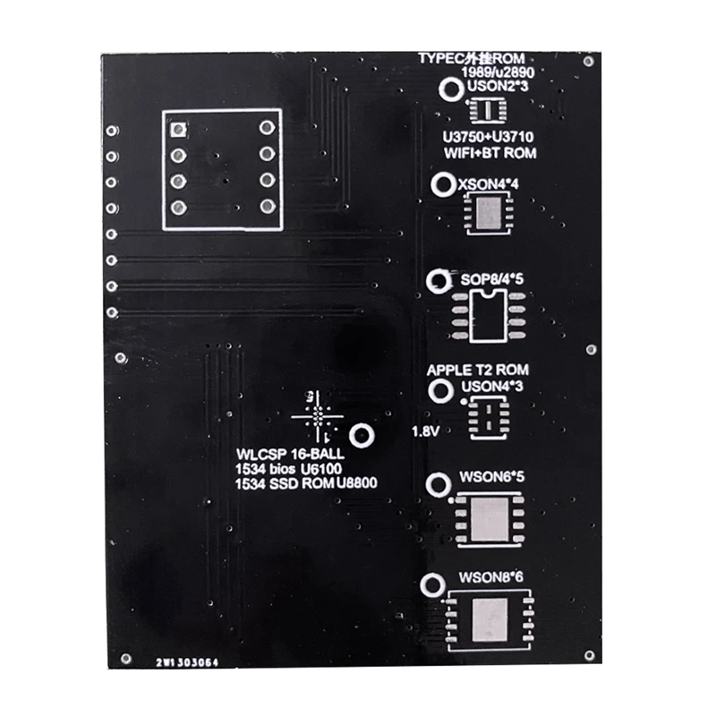 

T2 Chip Read And Write Bios Socket For Air T2 Ssd Rom Typec Rom Holder