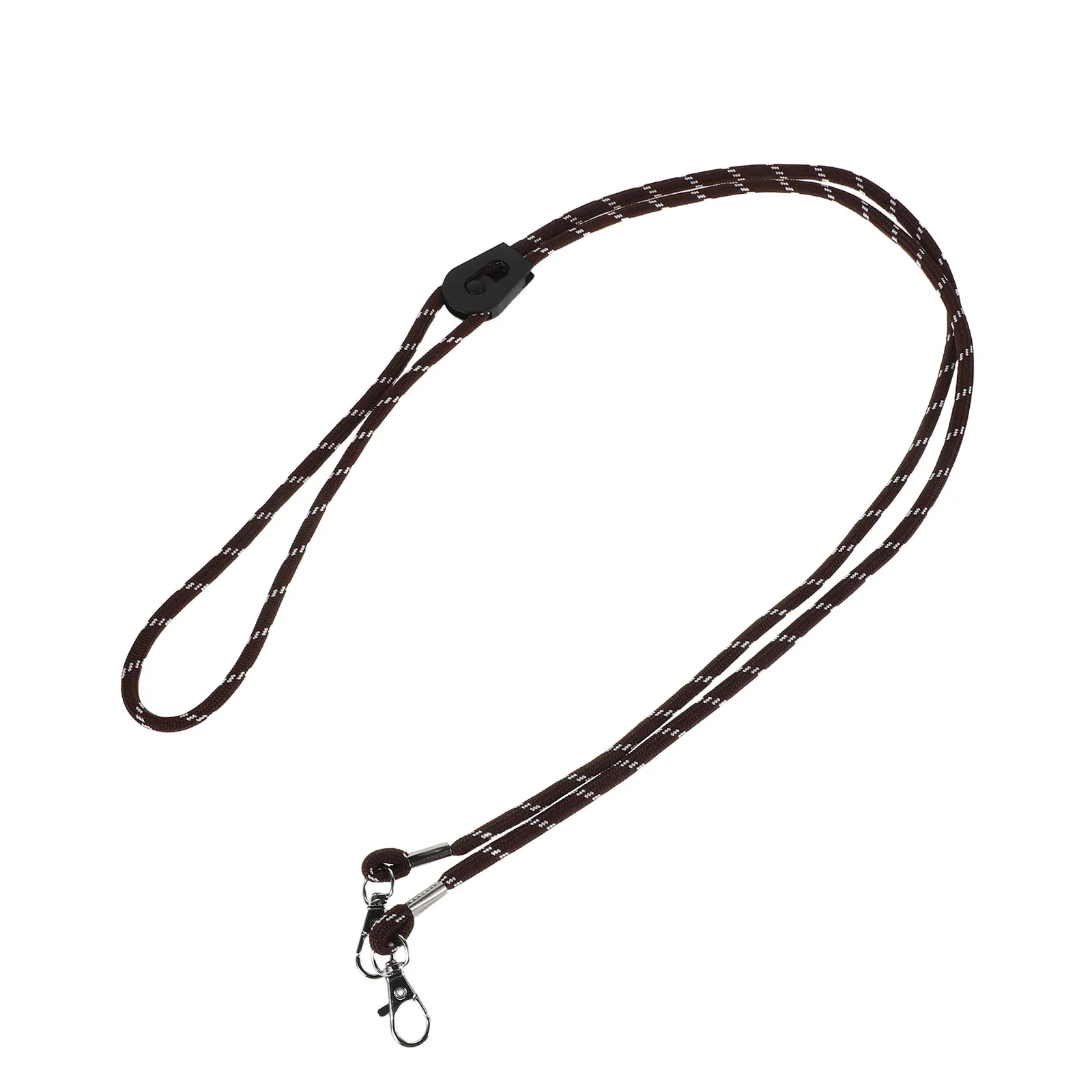 

Winter Gloves Leash Adjustable Coffee Color Anti-Lost Glove Lanyard Neck Rope Clips Ski Snowboard Outdoor Sports Glove Holder