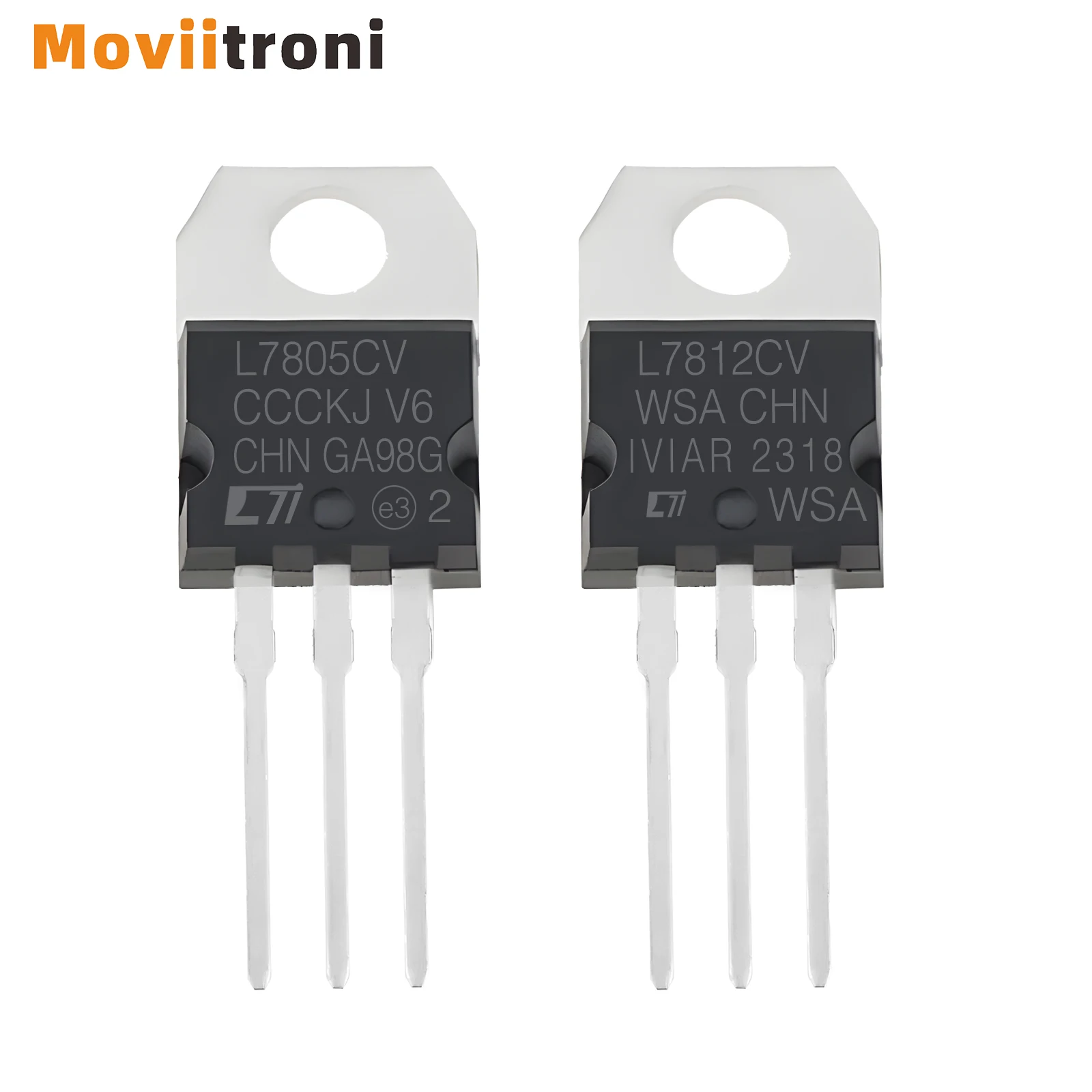 5/10pcs LM7805 L7805 7805 L7812CV 7812 Voltage Regulator IC ICs 5V 1.5A LDO REG TO-220