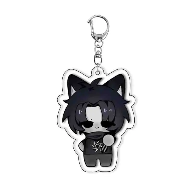 New Cute Forsaken Game Anime Cartoon Acrylic Keychain Character Bag Charm Keyring Fans Men Korean Cool Fashion Accessories Gift