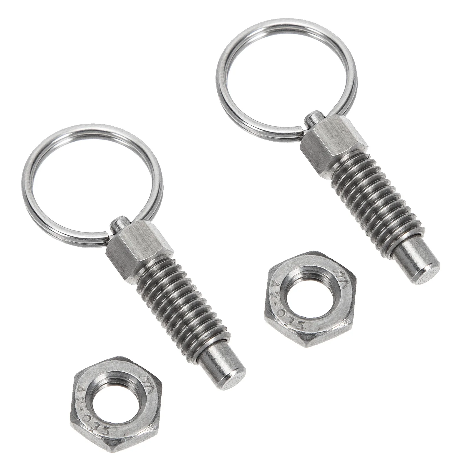 

Pull Ring Indexing Plunger Safety Pin Stainless Steel Locking Pulls Spring Spring-loaded with