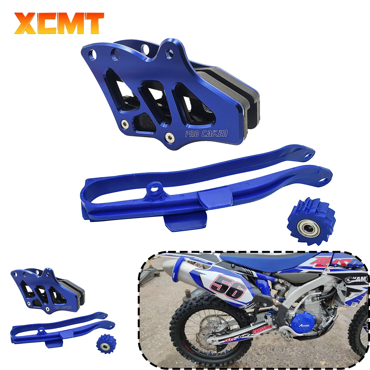 

Motorcycle CNC Chain Slider Guide Swingarm Guard Sprocket Protector For Yamaha YZ WR YZ125 YZ250 YZ250F YZ250X YZ450F WR250F