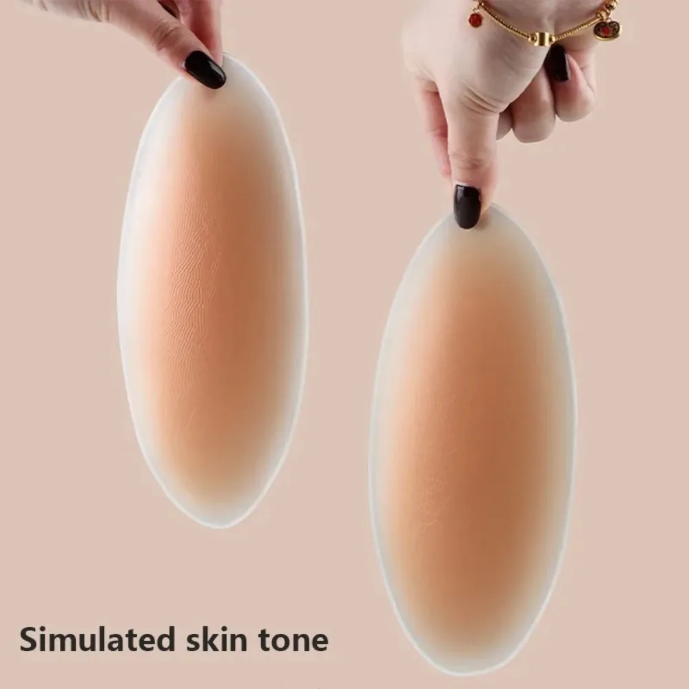 2pcs Silicone Contouring Calf Pads Anti-Slip Reusable Legs Shape Pads Self Adhesive Invisible Straight Leg Patches Shaping Calf