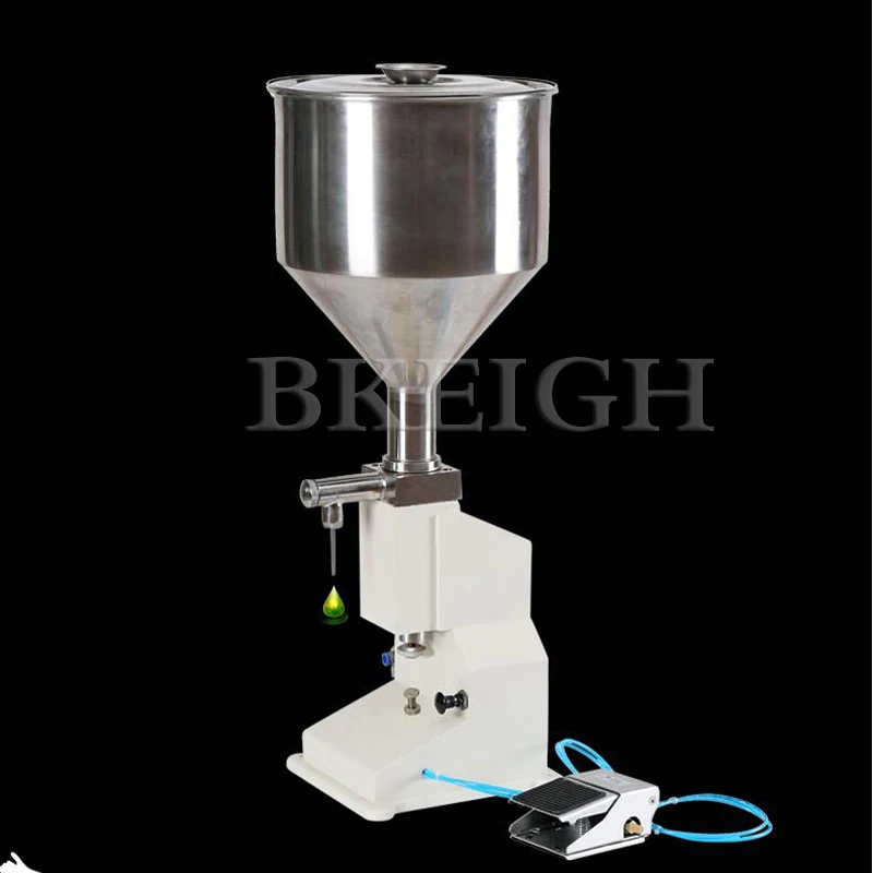 Piston Pneumatic Gel Cosmetic Filling Machine Cream Lotion Honey Quantitative Filling Machine