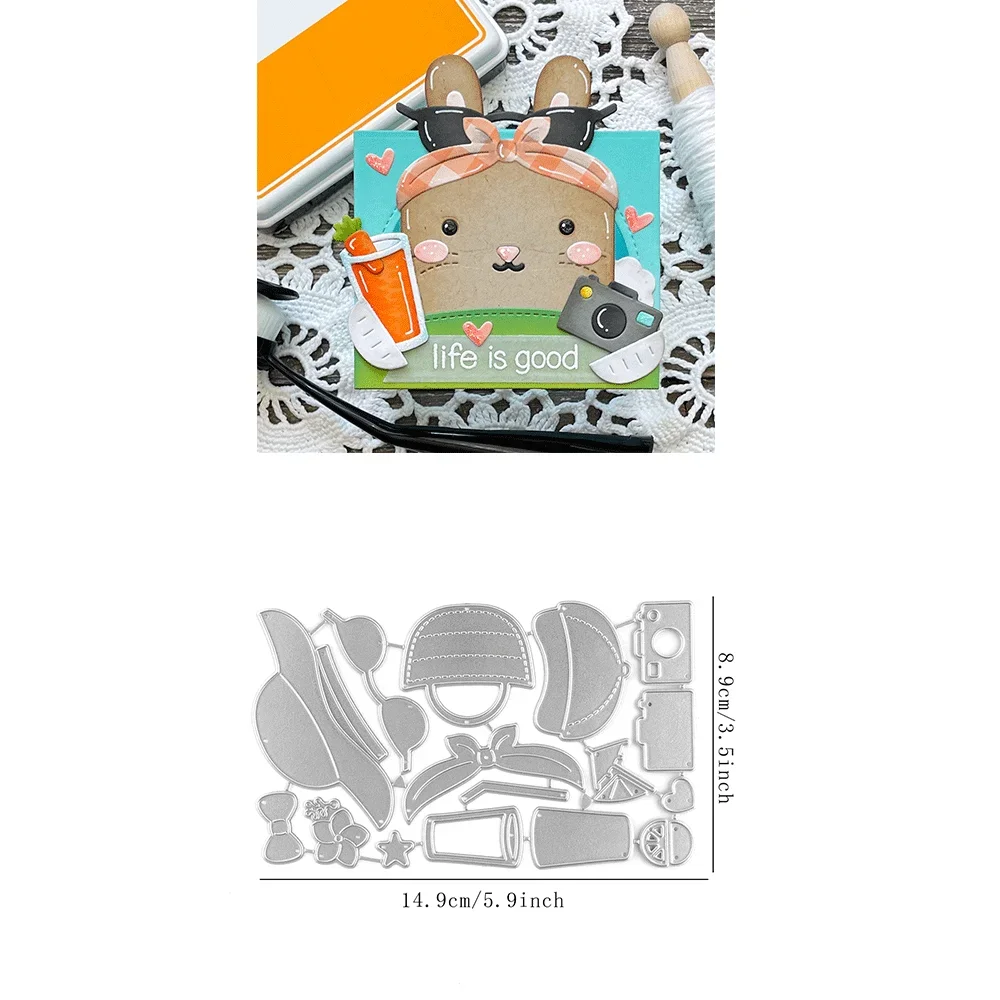 Car Critters Road Trip Add-on Metall-Stanzformen, Obst-Prägung, gestanzt, für DIY-Kartenherstellung, Scrapbooking, Bastelbedarf – Detail 17