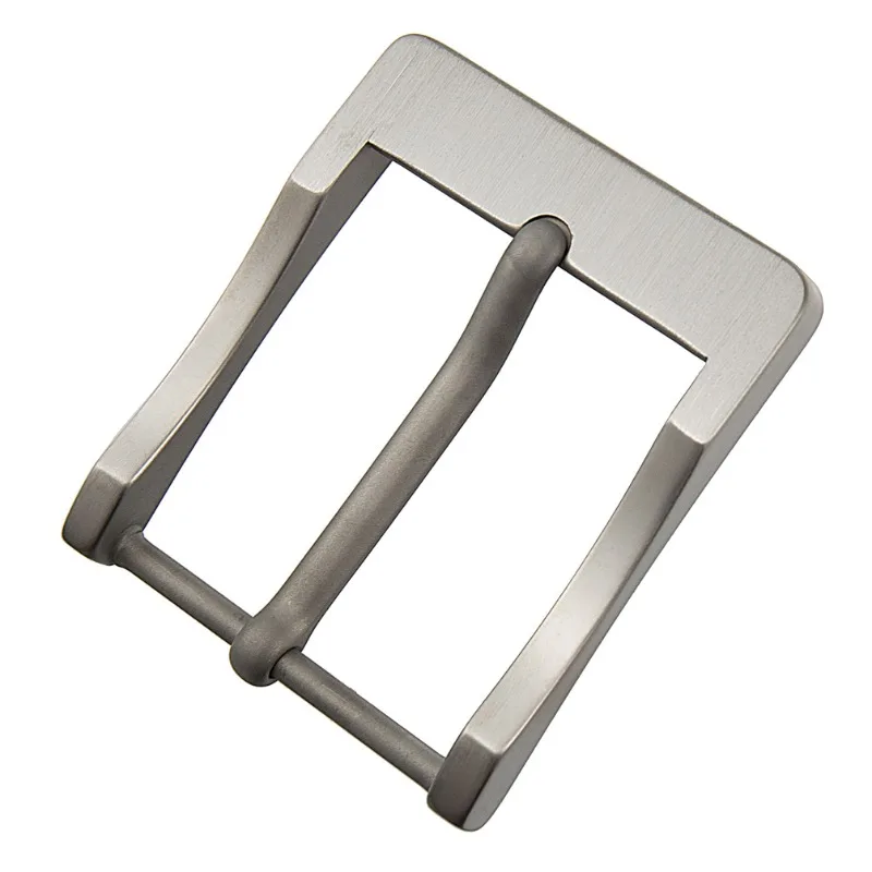 35/40 مللي متر التيتانيوم النقي غير قابل للصدأ دبوس مشبك حزام الرأس-التيتانيوم معدن الجلد ودية الترفيه تنوعا الرجال مشبك حزام الموضة