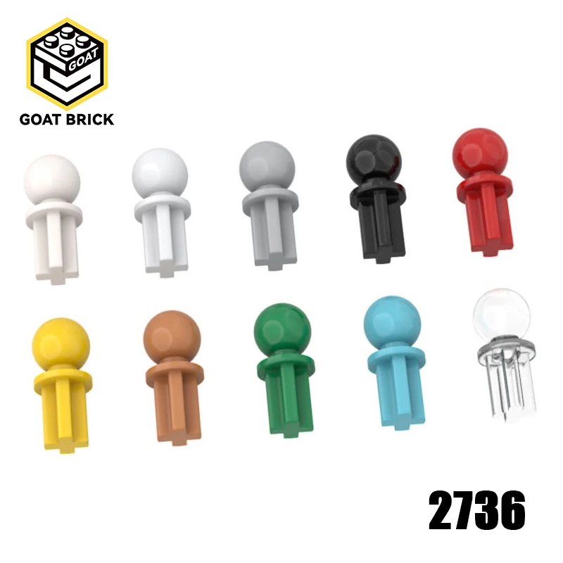 

10Pcs MOC Parts 2736 High-tech Axle 1L with Tow Ball Compatible Bricks DIY Assmble Building Blocks Particle Kid Brain Toy Gift