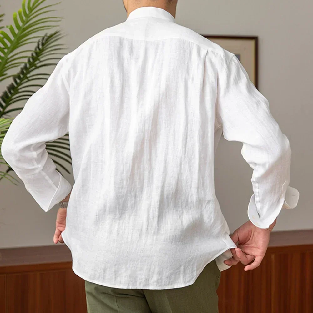 

All Season Mens Casual Wear Versatile Commuting Shirt Brown Mens Casual Shirt Home And Commuting Use Polyester Fabric