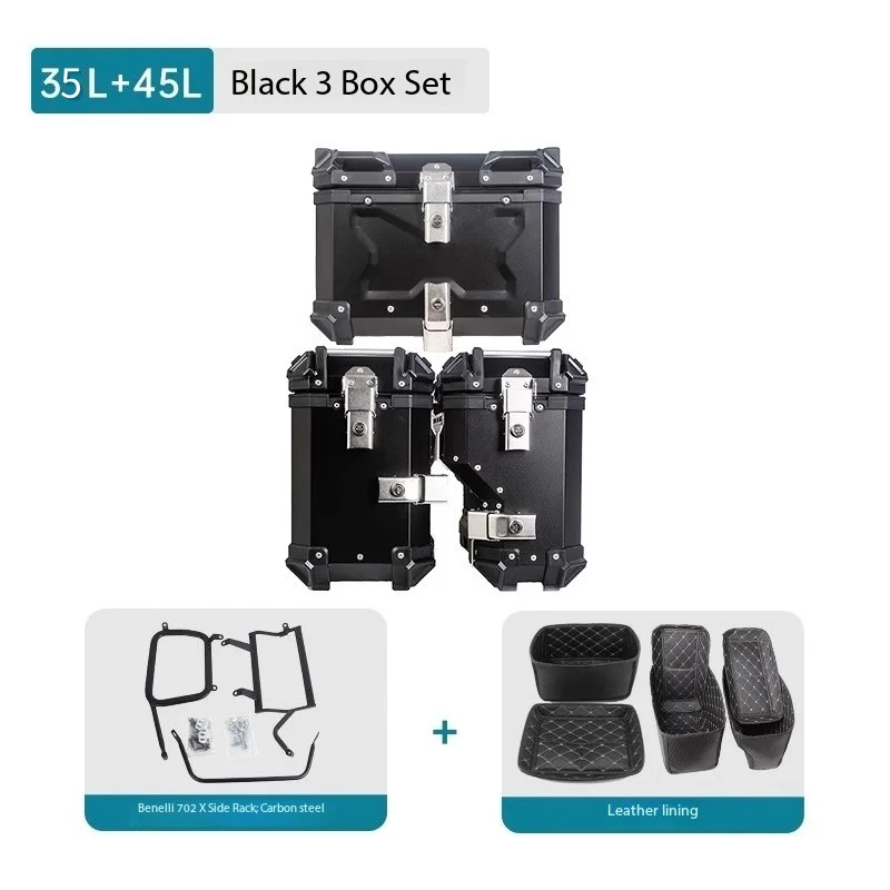 For Benelli Trk 702x Motorcycle Tail Boxes And Side Box Combo