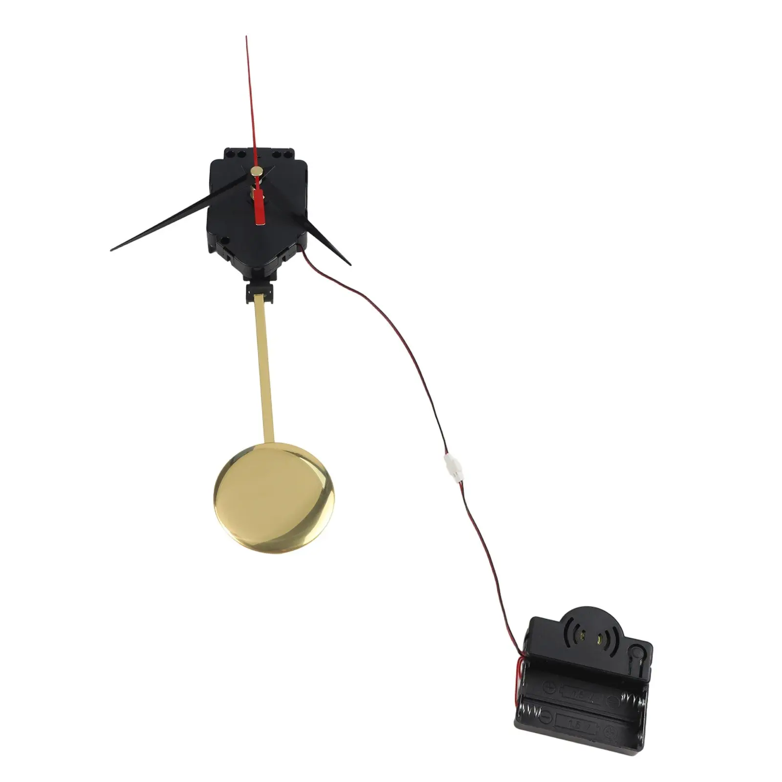 Wall Clock Repair Movement with Hourly Swing and Music Box Including Pendulum and Pointer for Custom Clock Design