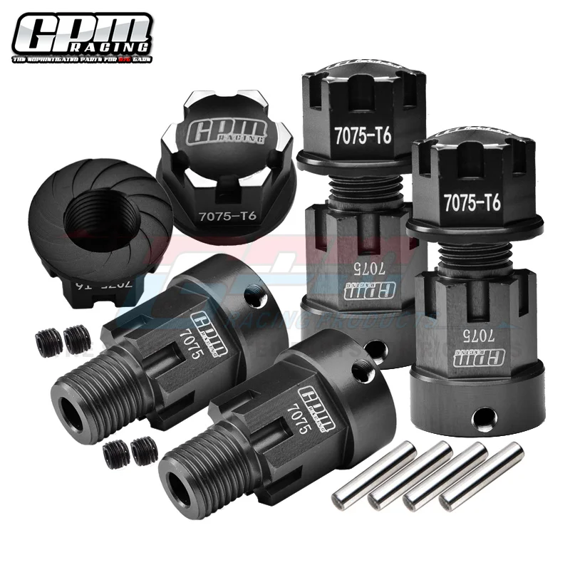 GPM سبائك الألومنيوم 7075-T6 محول موسع + 20 مللي متر لسيارة AXIAL 1/6 SCX6 JEEP RC #3