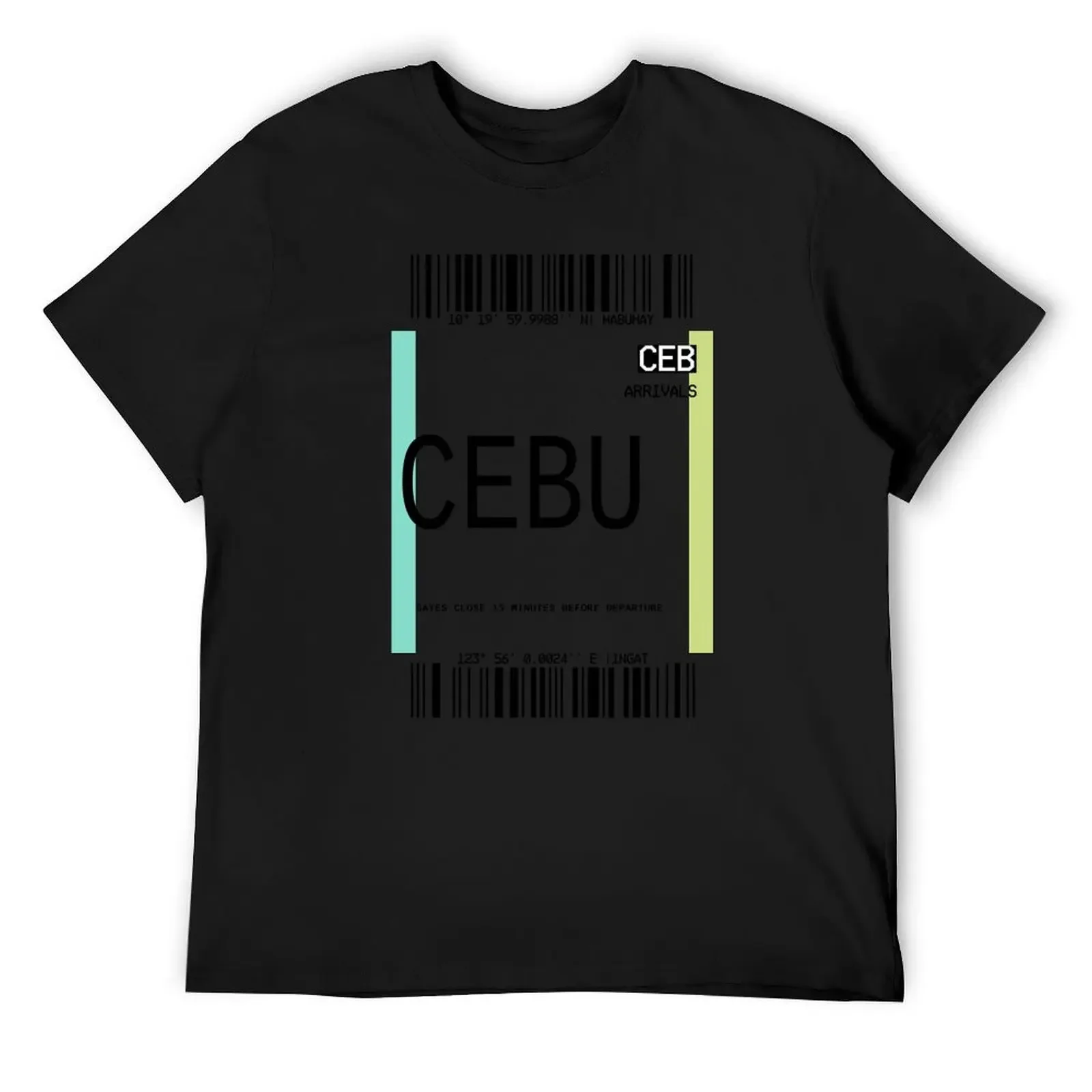 

CEBU PLANE TICKET PHONE CASE FILIPINO T-Shirt plus sizes quick-drying vintage graphic tee customizeds men tshirt