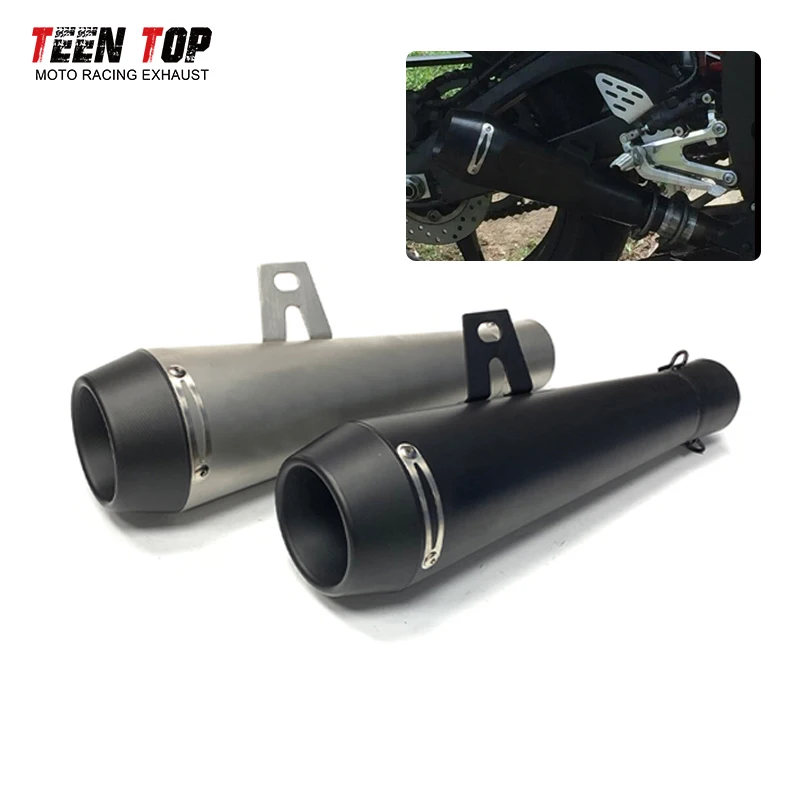 

Universal Motorcycle Exhaust Pipe 51mm Muffler Motorbike Escape Moto Silencer For Yamaha R6 R1 R3 MT07 MT09 ER6N Z900 Silencieux