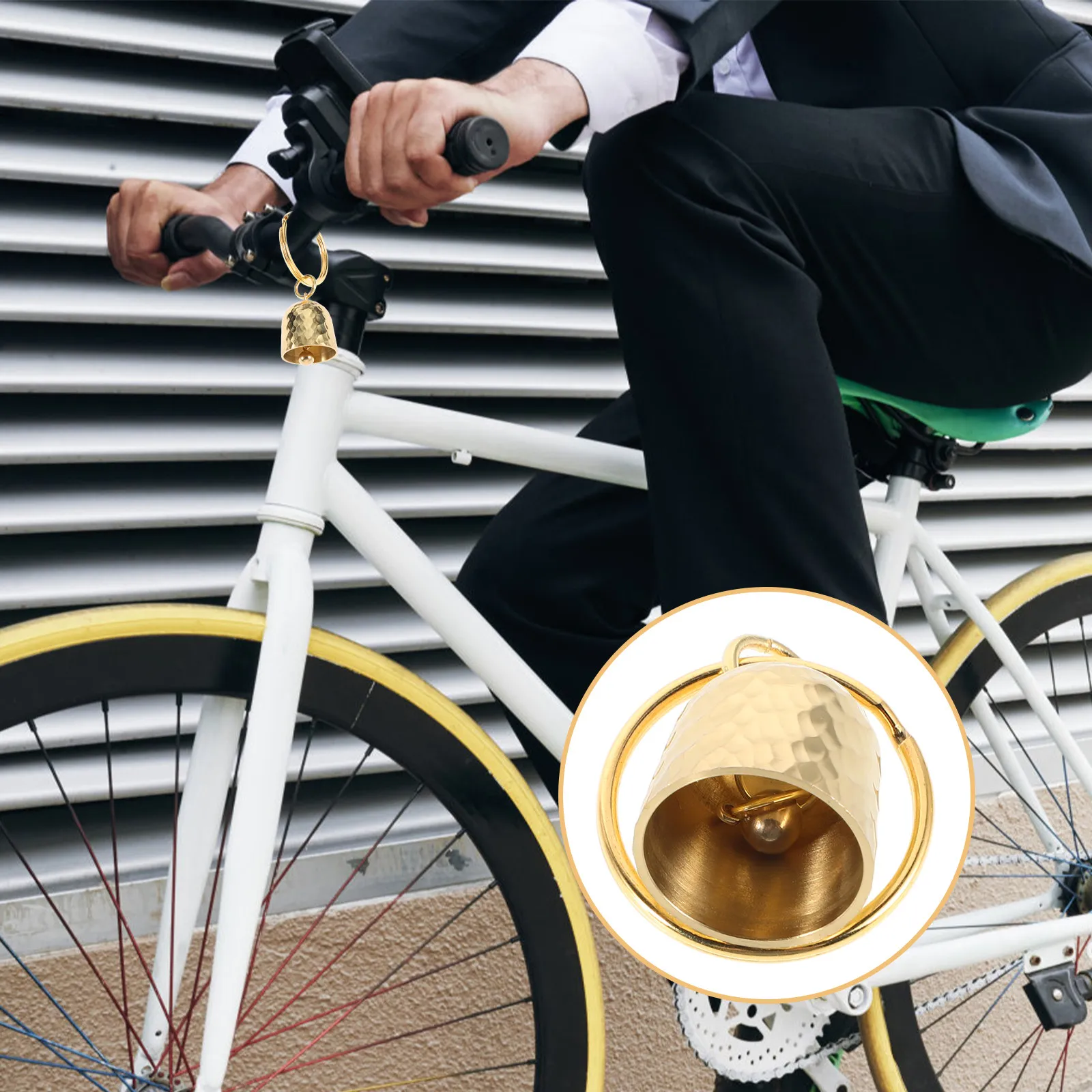 

Винтажный мини-брелок-колокольчик из латуни для рюкзака, сумки, для активного отдыха, кемпинга, походов, велоспорта, приключенческого снаряжения, портативный декор