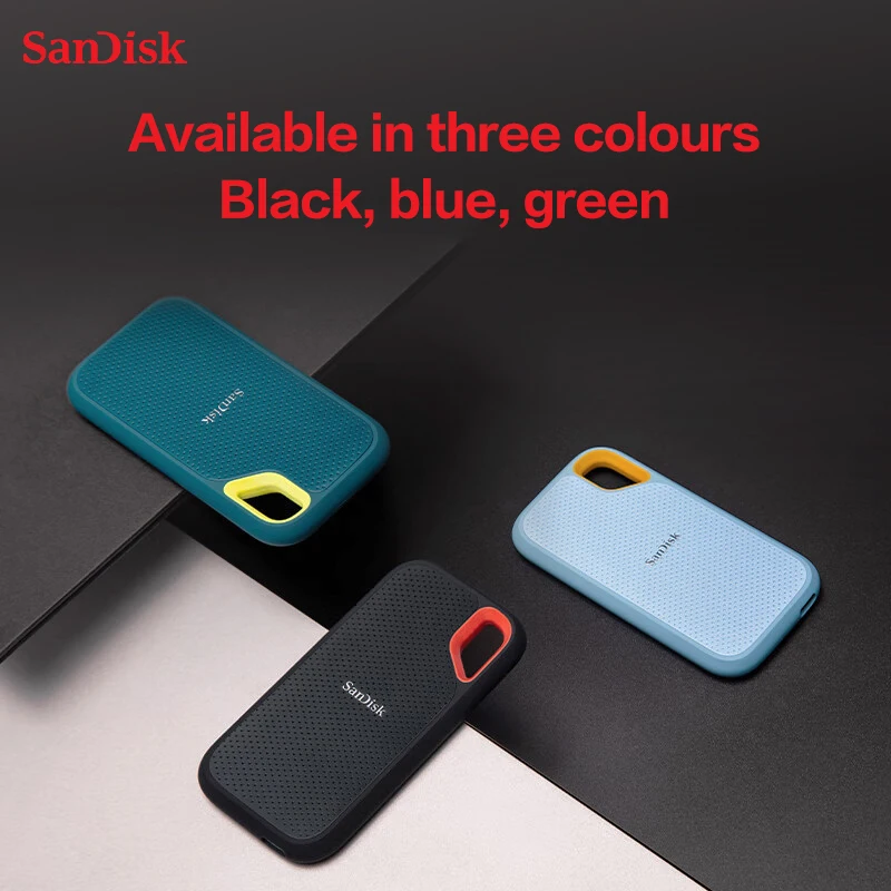 SanDisk E61 Extenal Hard Drive USB3.2 Gen Portable High Speed Transfer 500GB 1TB 2TB 4TB Storage Device for computer