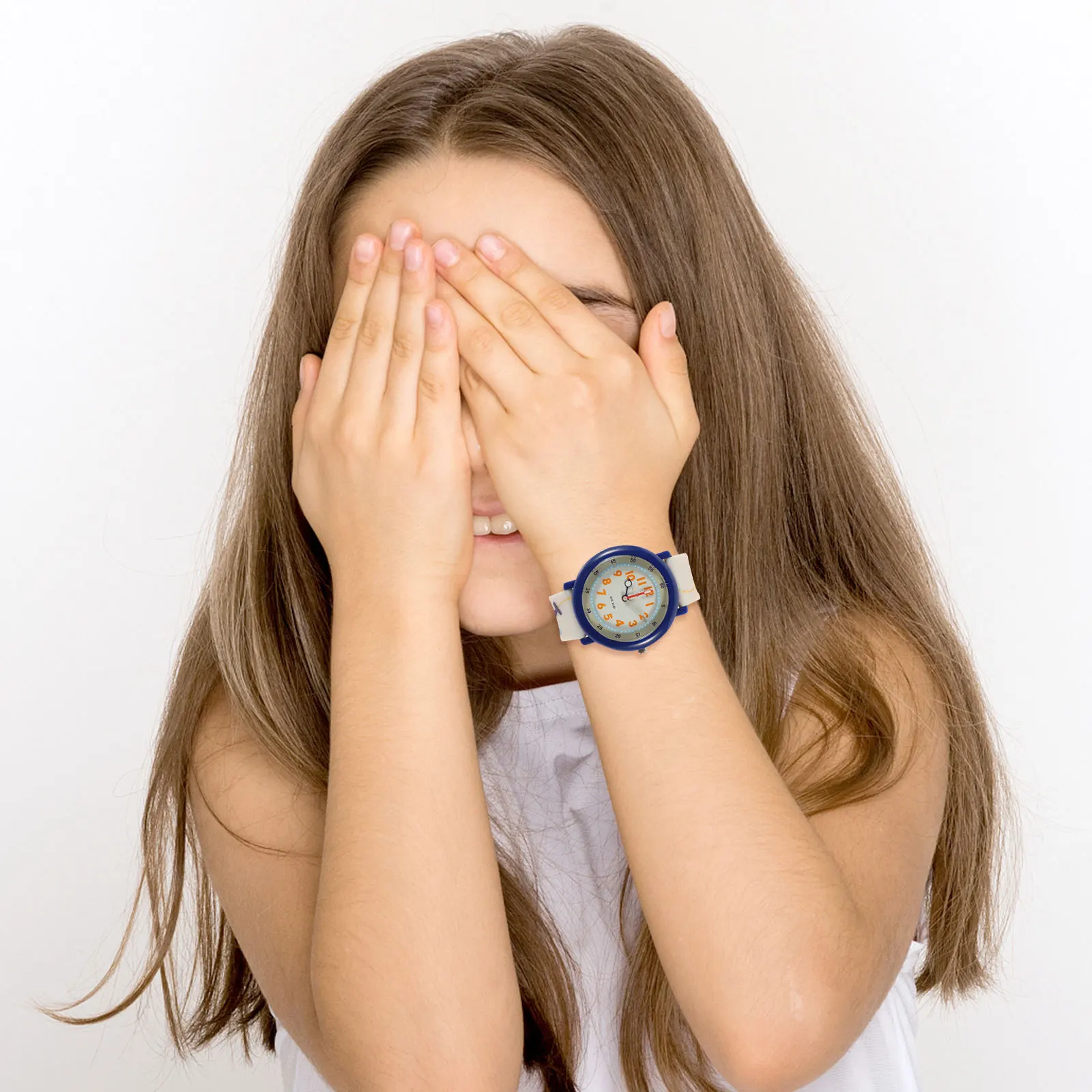 ساعة كرتونية رائعة بحزام ملون قابل للتعديل، ناعمة ومريحة وآمنة، هدية محمولة #3