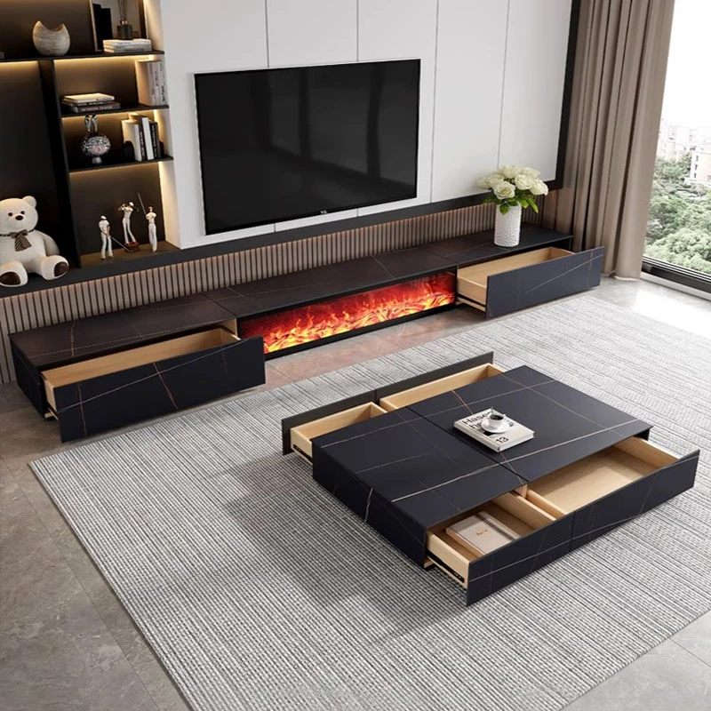 Soggiorno, chimenea, soportes de Tv, Monitor, pantalla de dormitorio, mueble de Tv moderno, Muebles de Hotel de madera Para El Hogar, Muebles de lujo