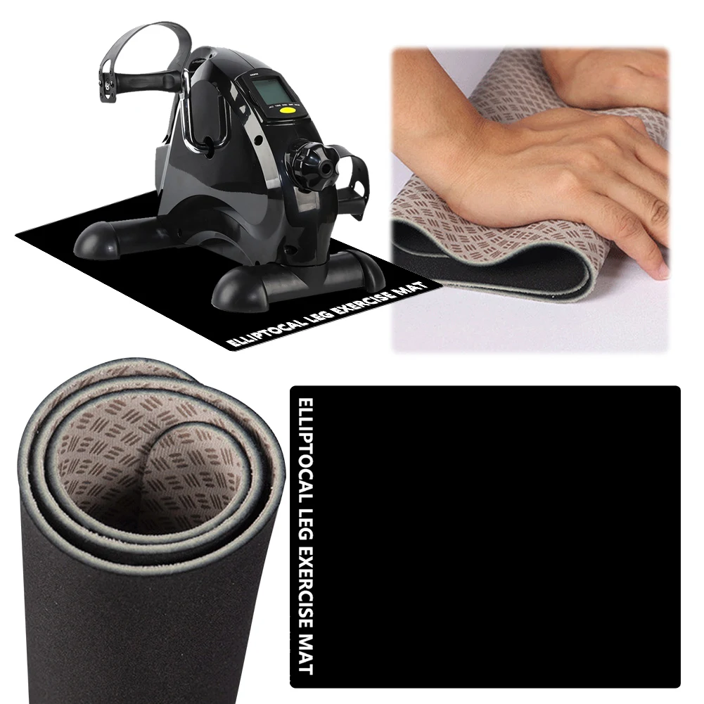 

Ellipse Leg Exerciser Machine Mat Seated Foot Pedal Exerciser Mat Soft Stepper Floor Mat Enhance Stability for Fitness Sports