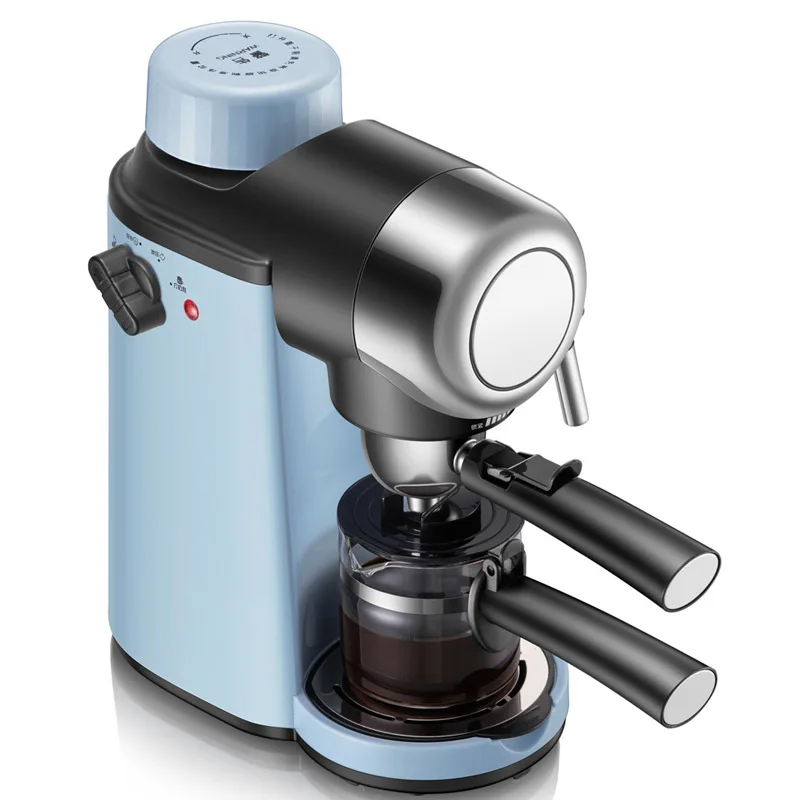 Бытовая кофемашина для эспрессо, вспенивающая молоко, кофеварка высокого давления, экстракция, офисная кофеварка, оборудование KFJ-A02N1