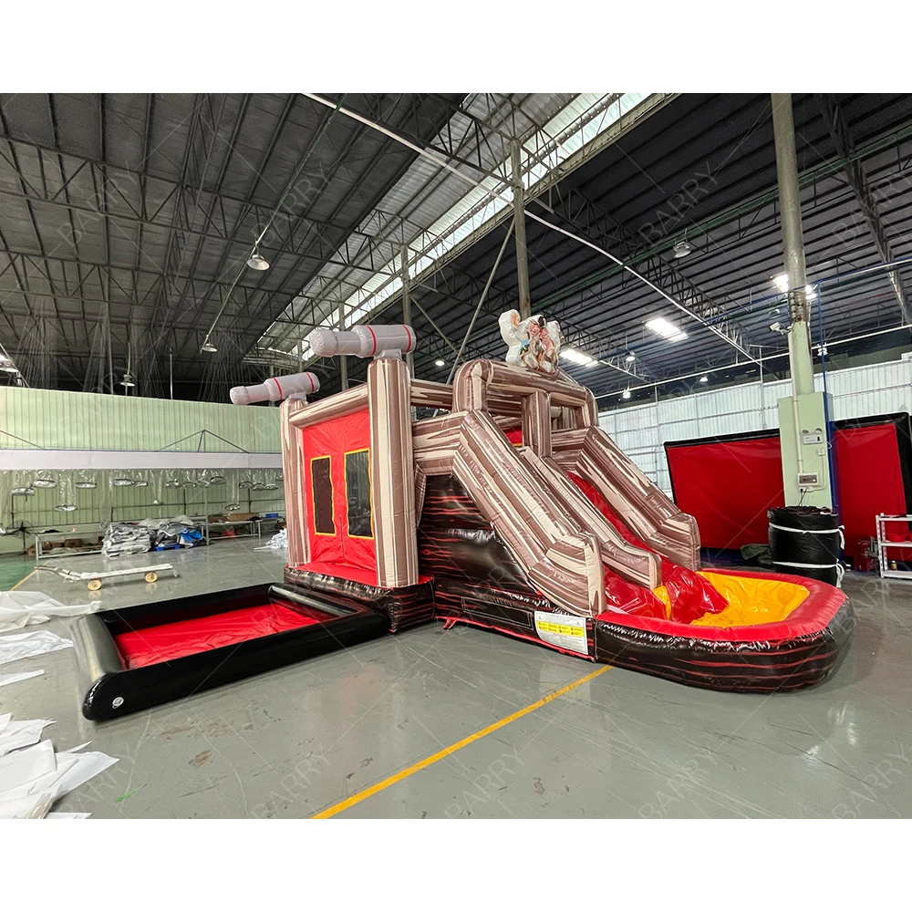 Commercial Pvc Inflatable Bouncer Slide New Design Bouncy Castle Pirate Inflatable Bounce House Kids Bouncing Castle