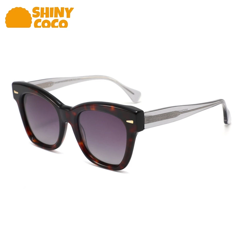 

ShinyCoCo Luxury Brand European And American Retro Large Frame Sunglasses With Polarized Sheet Metal And Versatile Sunglasses