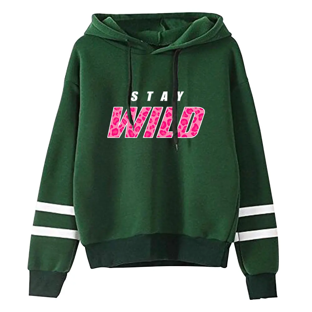 Ben Azelart Stay Wild Vintage 90s Pullover Hoodie Merch Fashion Hoodie Sweatshirt Pullover Tracksuit Sports Pullover Fashion