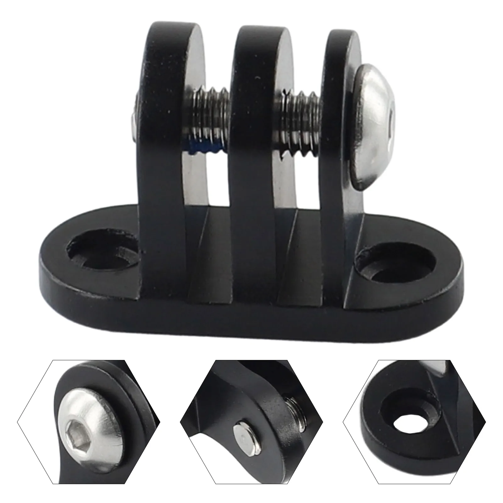 

Camera Adapter Camera Mount For Bicycle Light Sports 30x21mm Aluminum Alloy Aluminum Alloy Bracket Cycling Bicycle Electronics